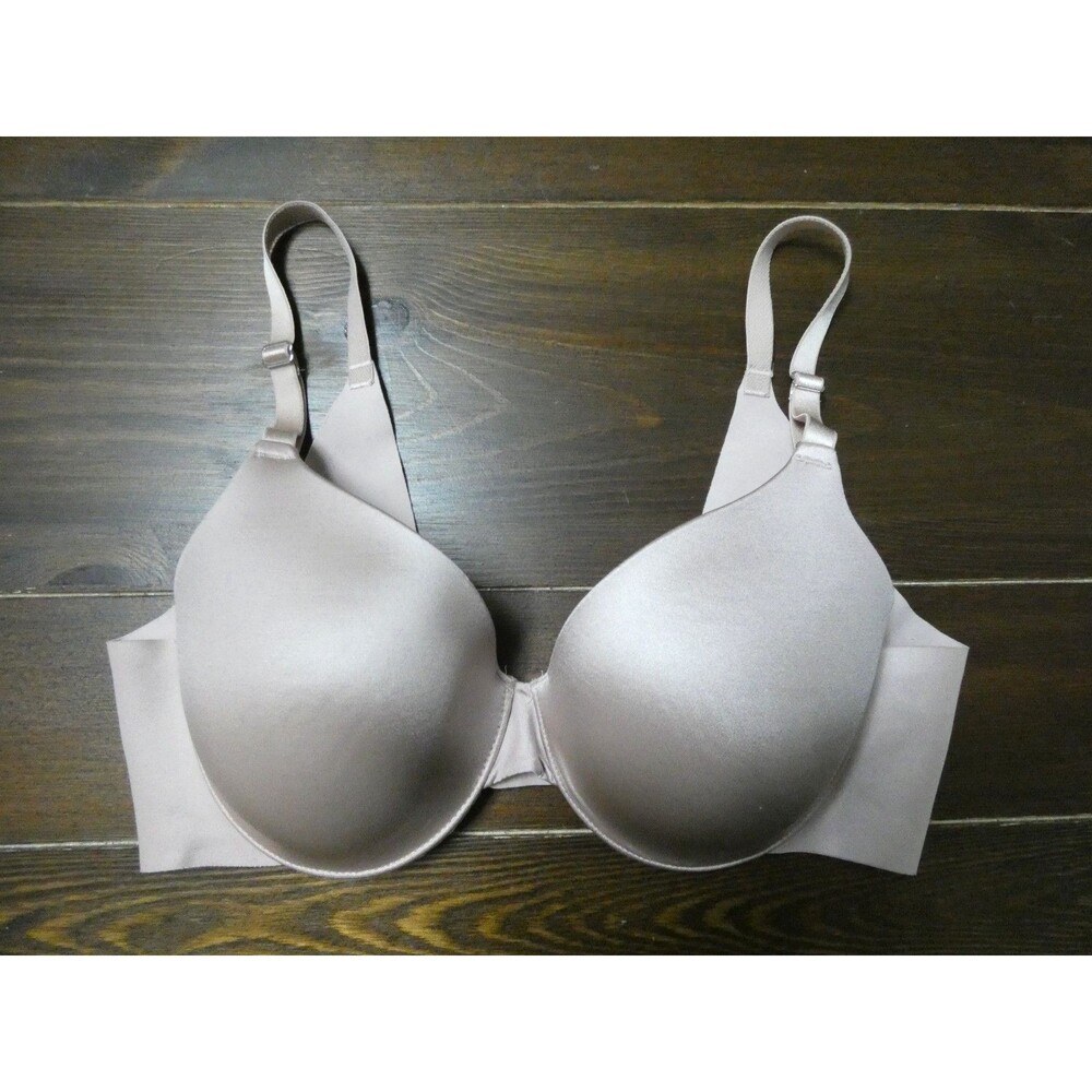 Soma Women's 34C Light Pink Satin Vanished Back Full Coverage Bra Underwire